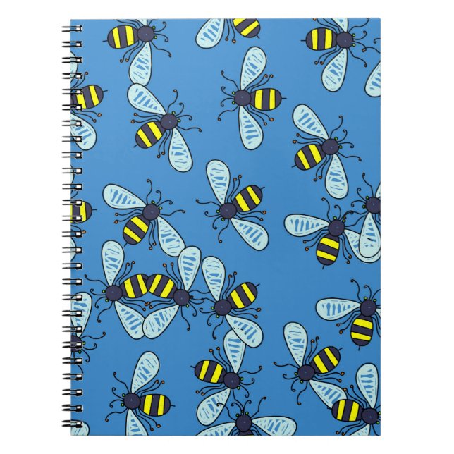 Cuaderno Papel pintado de la abeja (Frente)