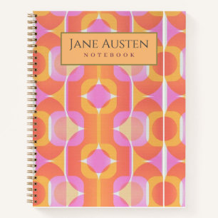 Cuaderno Papel pintado de los años 60