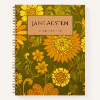 Cuaderno Papel pintado de los años 60