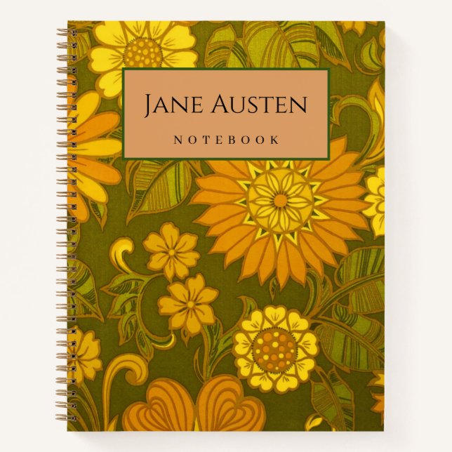 Cuaderno Papel pintado de los años 60 (Anverso)