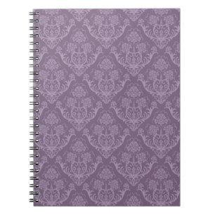 Cuaderno Papel pintado floral púrpura