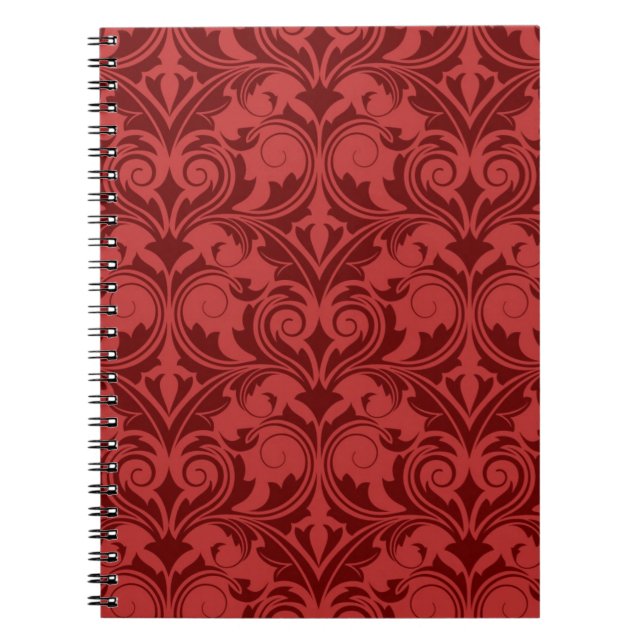 Cuaderno Papel pintado rojo (Frente)