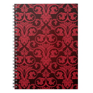 Cuaderno Papel pintado rojo 2