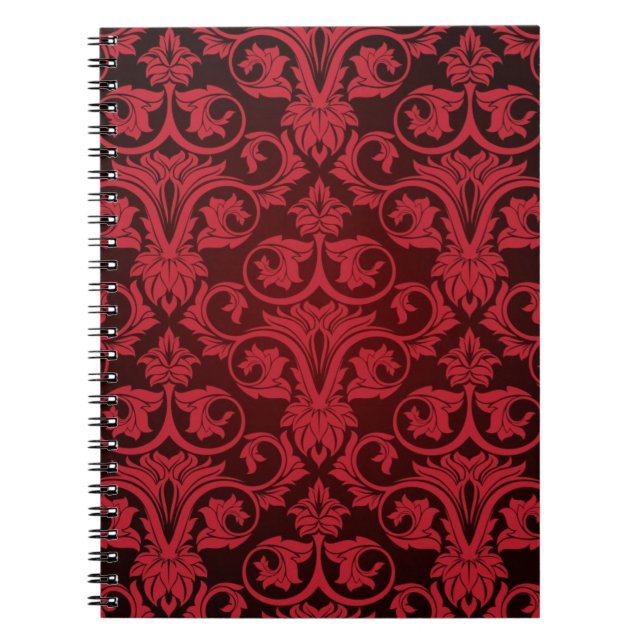 Cuaderno Papel pintado rojo 2 (Frente)
