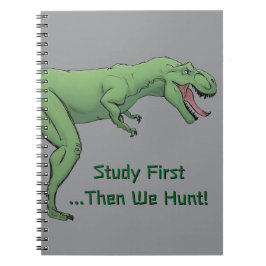 Cuaderno Papel portátil en espiral de la escuela de dinosau