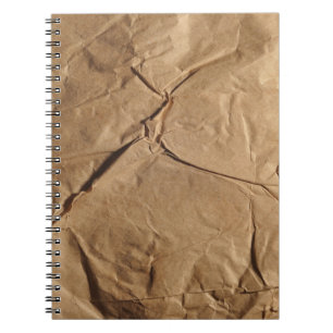 Cuaderno Papel reciclado: Textura ecológica.