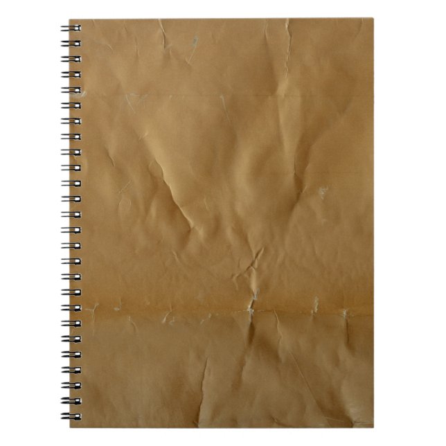 Cuaderno Papel rojo arrugado: fondo grueso. (Frente)