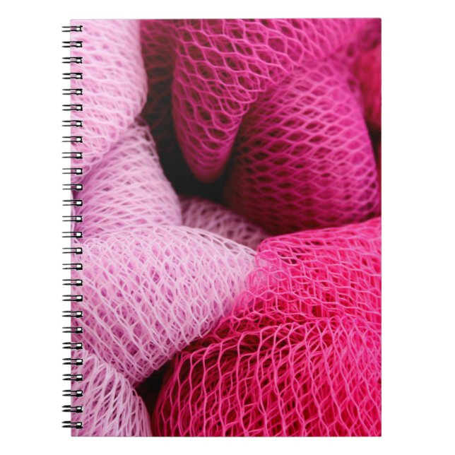 Cuaderno Papel tapiz de malla de malla de trenzas de textur (Frente)