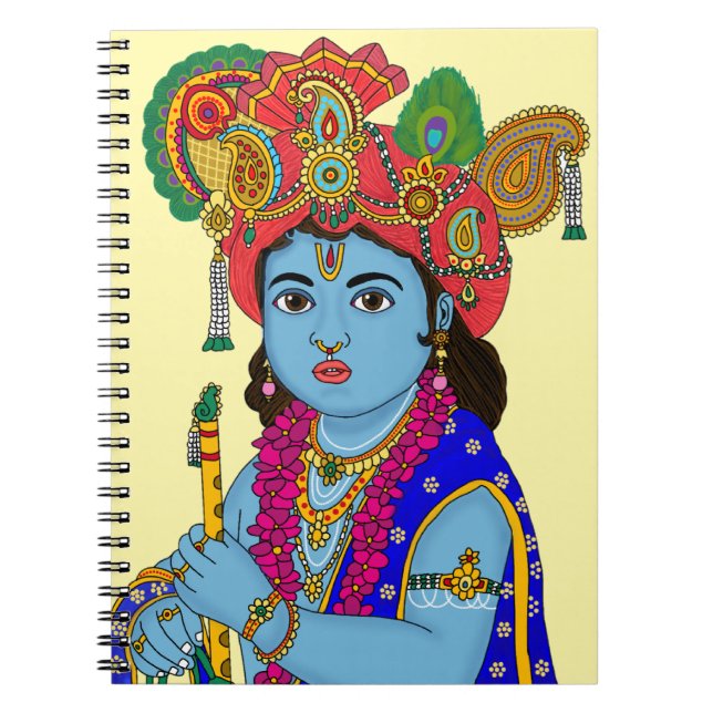 Cuaderno Papelería del Niño Krishna (Frente)