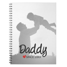Cuaderno Papi, primer día del padre, primer padre feliz