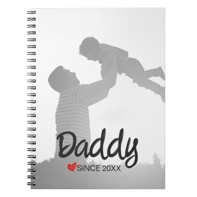 Cuaderno Papi, primer día del padre, primer padre feliz (Frente)