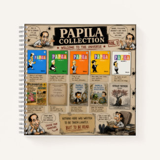 Cuaderno Papila Collection Spiral Notebook – 8.5" × 8.5"