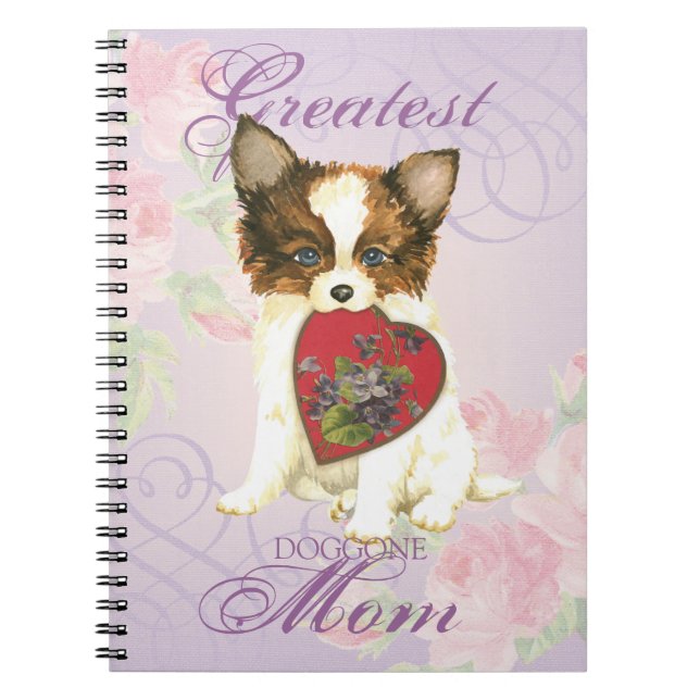 Cuaderno Papillon Heart Mom (Frente)