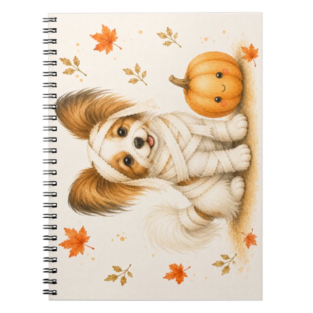 Cuaderno Papillon Momia Halloween (Frente)