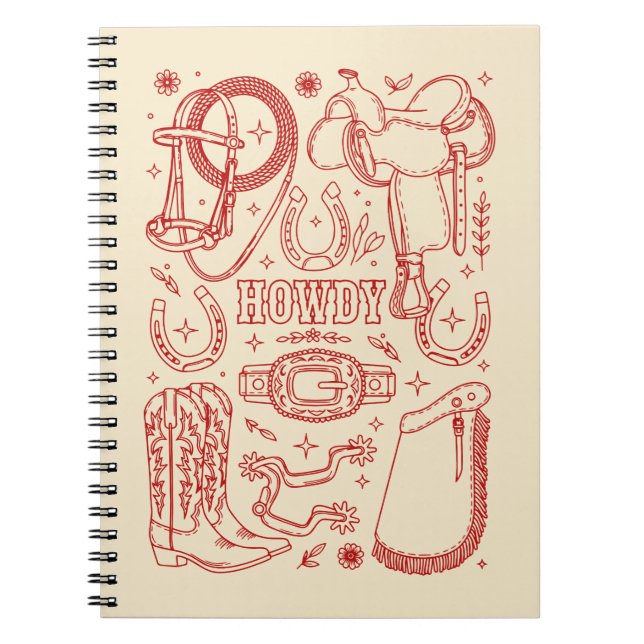 Cuaderno Paquete de Vaquero de Texas (Frente)