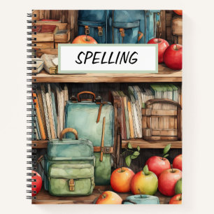 Cuaderno PAQUETES Y APLICACIONES DE COLOR DE AGUA DE bonito