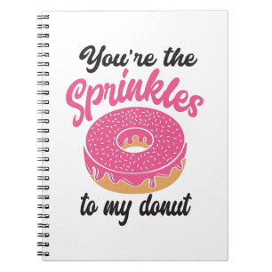 Cuaderno Par Regalo Eres Las Raspersores De Mi Donut