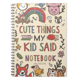 Cuaderno para adorables citas de mi hijo