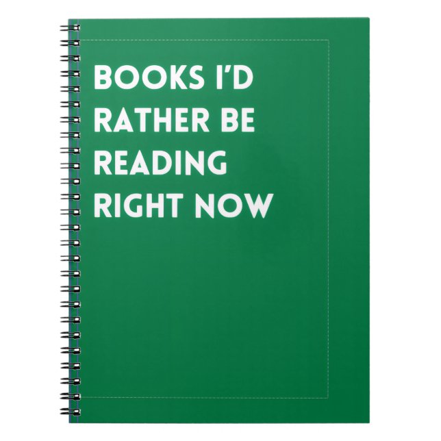 Cuaderno para amantes de los libros (Frente)