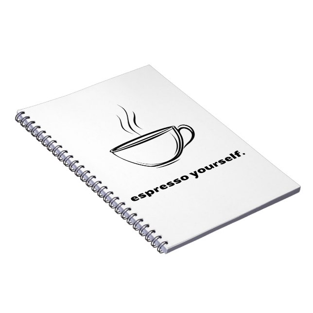 Cuaderno para Amantes del Café 'Exprésate' (Lado Derecho)