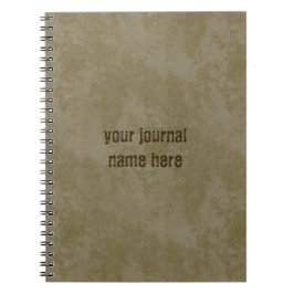 Cuaderno Para creativos patrón de textura de mancha de café