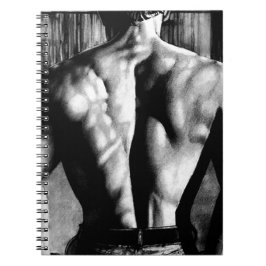 Cuaderno para él arte elegante masculino del