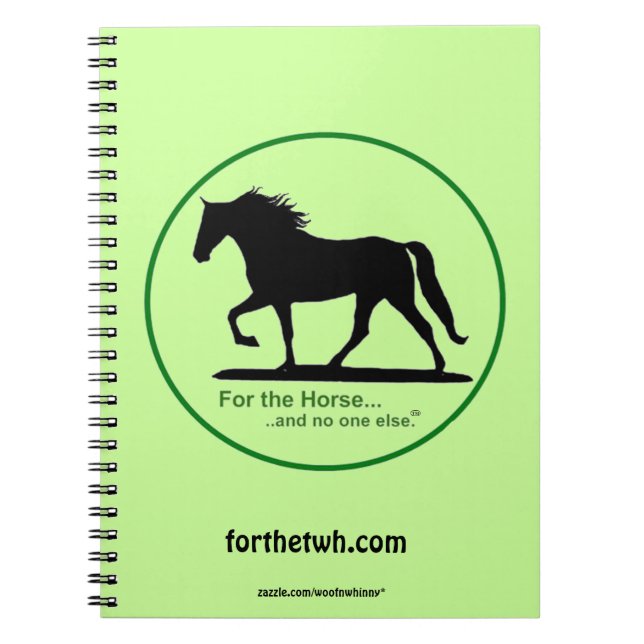 Cuaderno Para el logotipo de TWH (Frente)