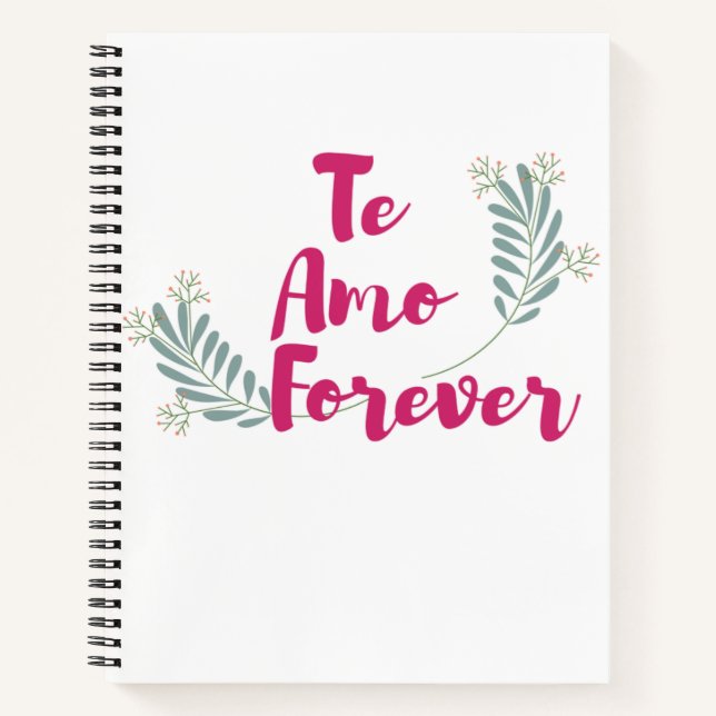 Cuaderno para fotos con espiral (Anverso)