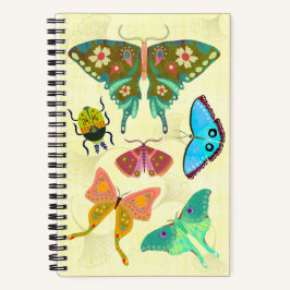 Cuaderno Para hacer listas en estilo: portátil mariposa