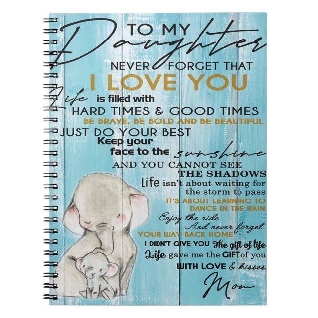 Cuaderno PARA MI HIJA | Regalo Para Tu Hijo (Frente)