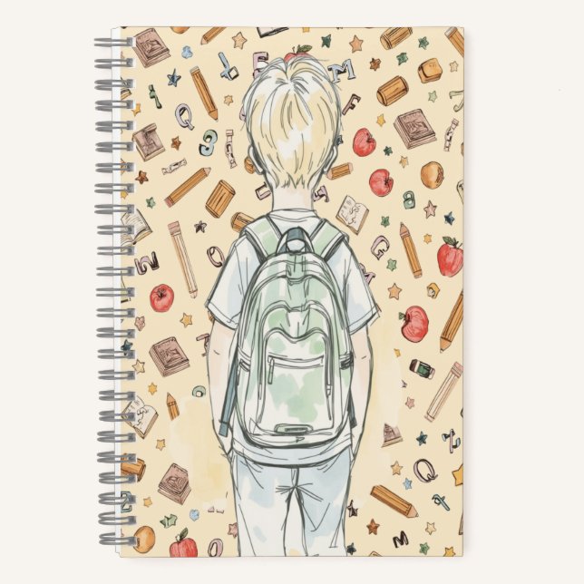 Cuaderno para niños 'Dream Big' edición vuelta al  (Anverso)