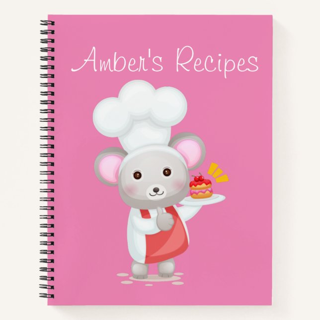 Cuaderno para niños para crear tus propias recetas (Anverso)