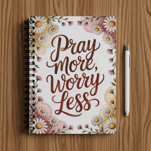cuaderno para orar más y preocuparse menos