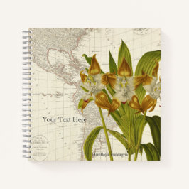 Cuaderno para Orquídeas de Huntleya Meleagris