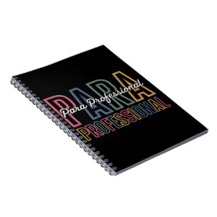Cuaderno Para Paraprofesional Paraeducador Primer Día de Re