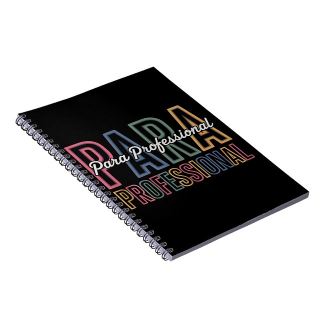 Cuaderno Para Paraprofesional Paraeducador Primer Día de Re (Lado Derecho)