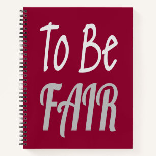 Cuaderno Para ser una carta justa