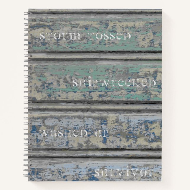 Cuaderno para supervivientes de pinturas recortada (Anverso)