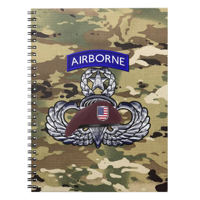 Cuaderno Paracaidista Aerotransportado  (Frente)