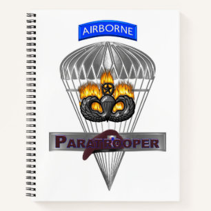 Cuaderno Paracaidista aerotransportado de diseño especial