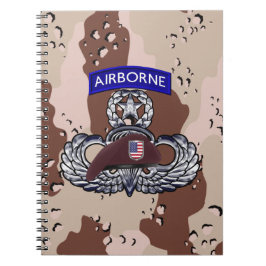 Cuaderno Paracaidista Aerotransportado Tormenta del Desiert