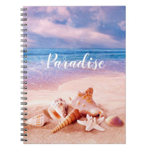 Cuaderno Paradise Sea Beach Shells