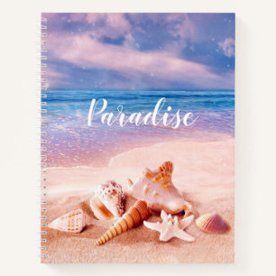 Cuaderno Paradise Sea Beach Shells