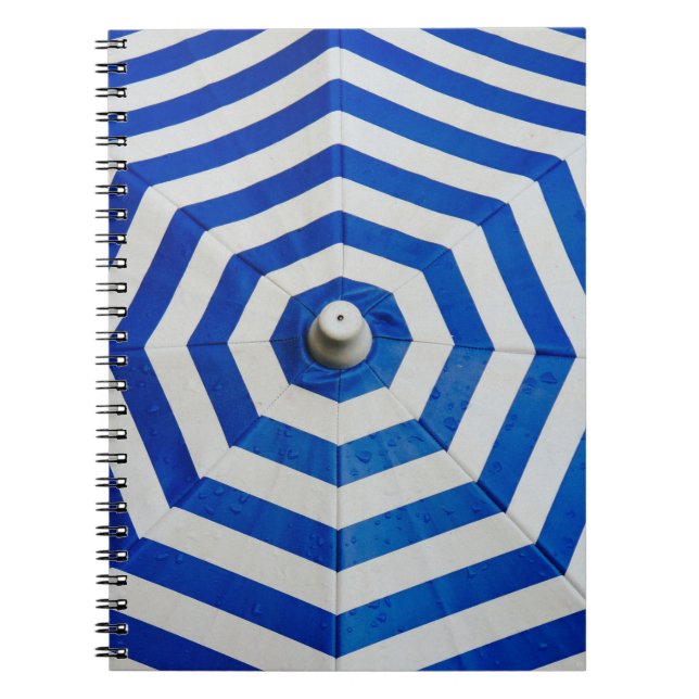 Cuaderno Paraguas de rayas abiertas (Frente)