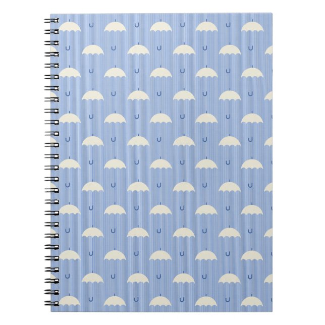 Cuaderno Paraguas en el Azul (Frente)
