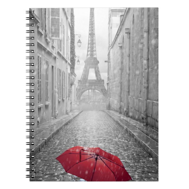 Cuaderno Paraguas Rojo (Frente)