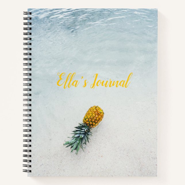 Cuaderno Paraíso de Playa Tropical (Anverso)