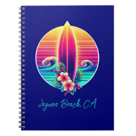 Cuaderno Paraíso de Surfboard Sunset