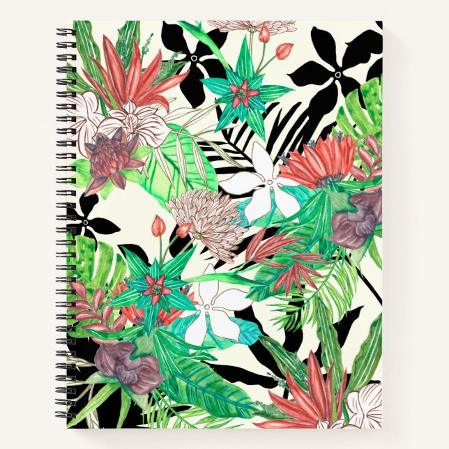 Cuaderno Paraíso floral II (Anverso)