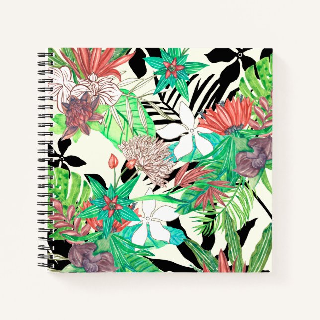 Cuaderno Paraíso floral II (Anverso)